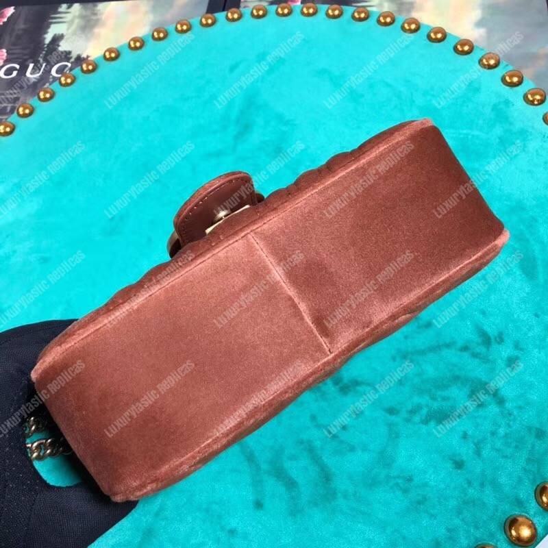 G*u*i gg marmont velvet mini bag