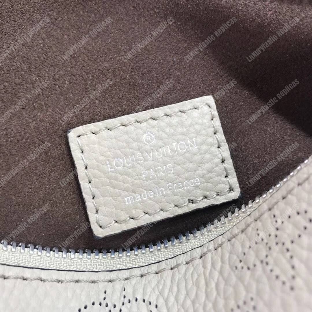 LV Babylone Chain BB Mahina Galet Gray Braided Handle