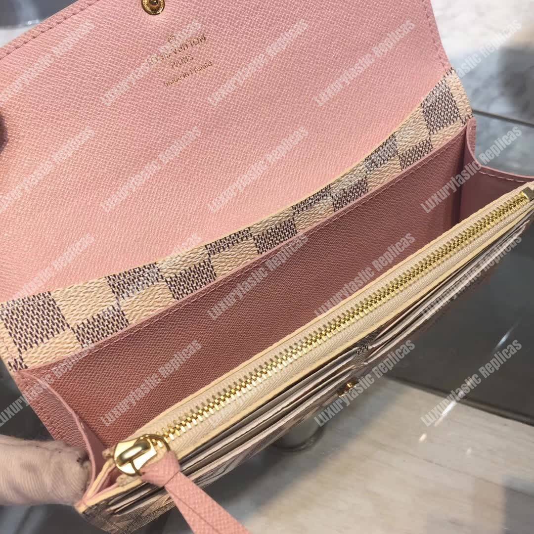 LV Emilie Wallet Damier Azur Canvas