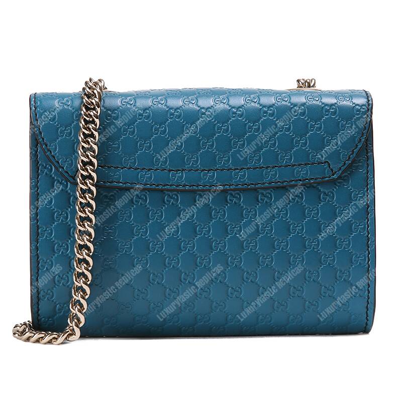 G*u*i emily mini micro G*u*issima bag blue