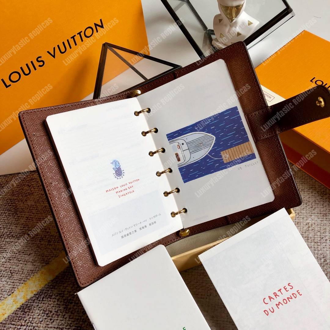 LV Small Ring Agenda Cover Monogram