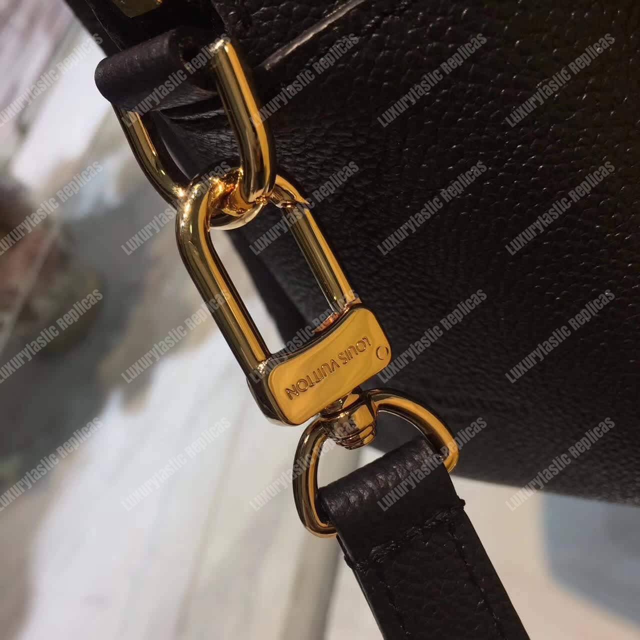 LV Ponthieu PM Monogram Empreinte Leather Noir