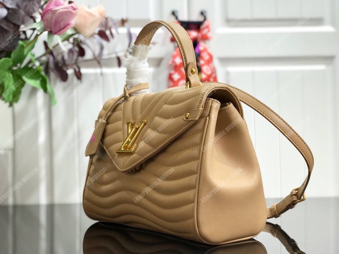 LV New Wave Tophandle Handbag Hazelnut
