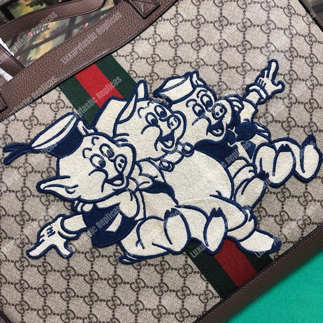 G*u*i ophidia gg tote with three little pigs