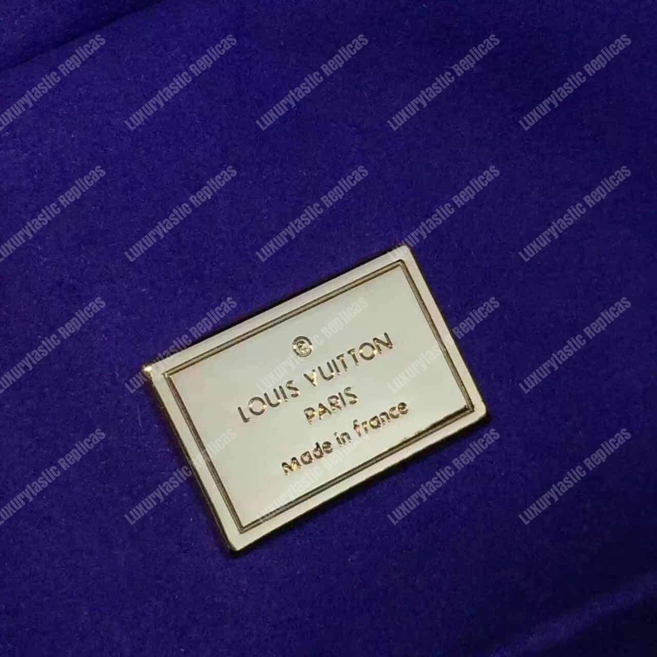 LV Melrose Monogram Vernis Blue