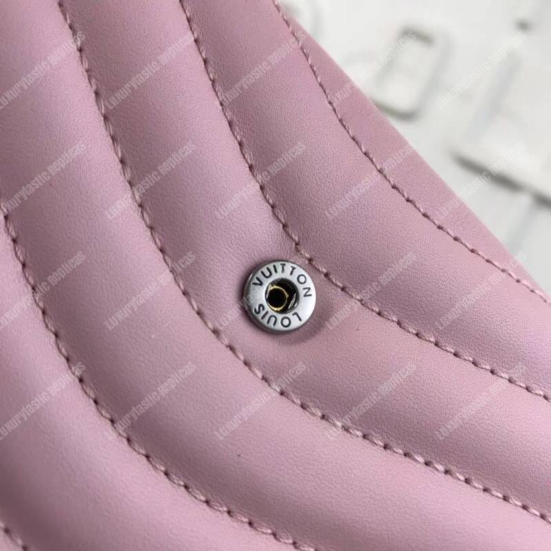 LV New Wave Long Wallet Smoothie Pink