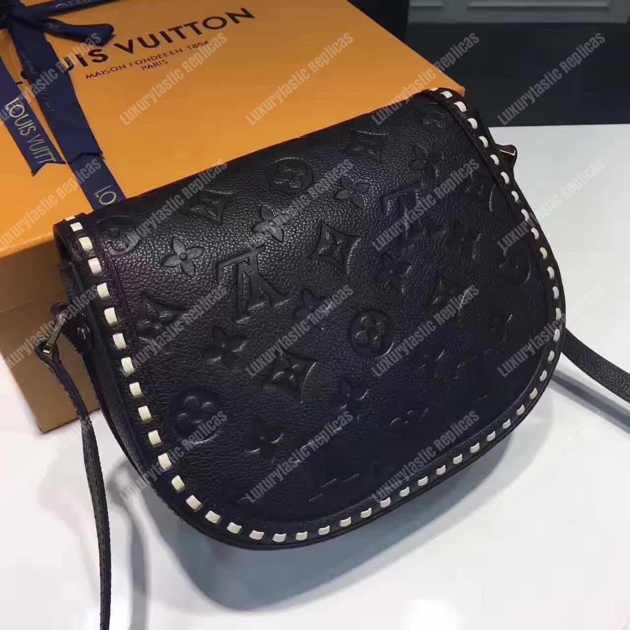 LV Junot Monogram Empreinte Leather Noir