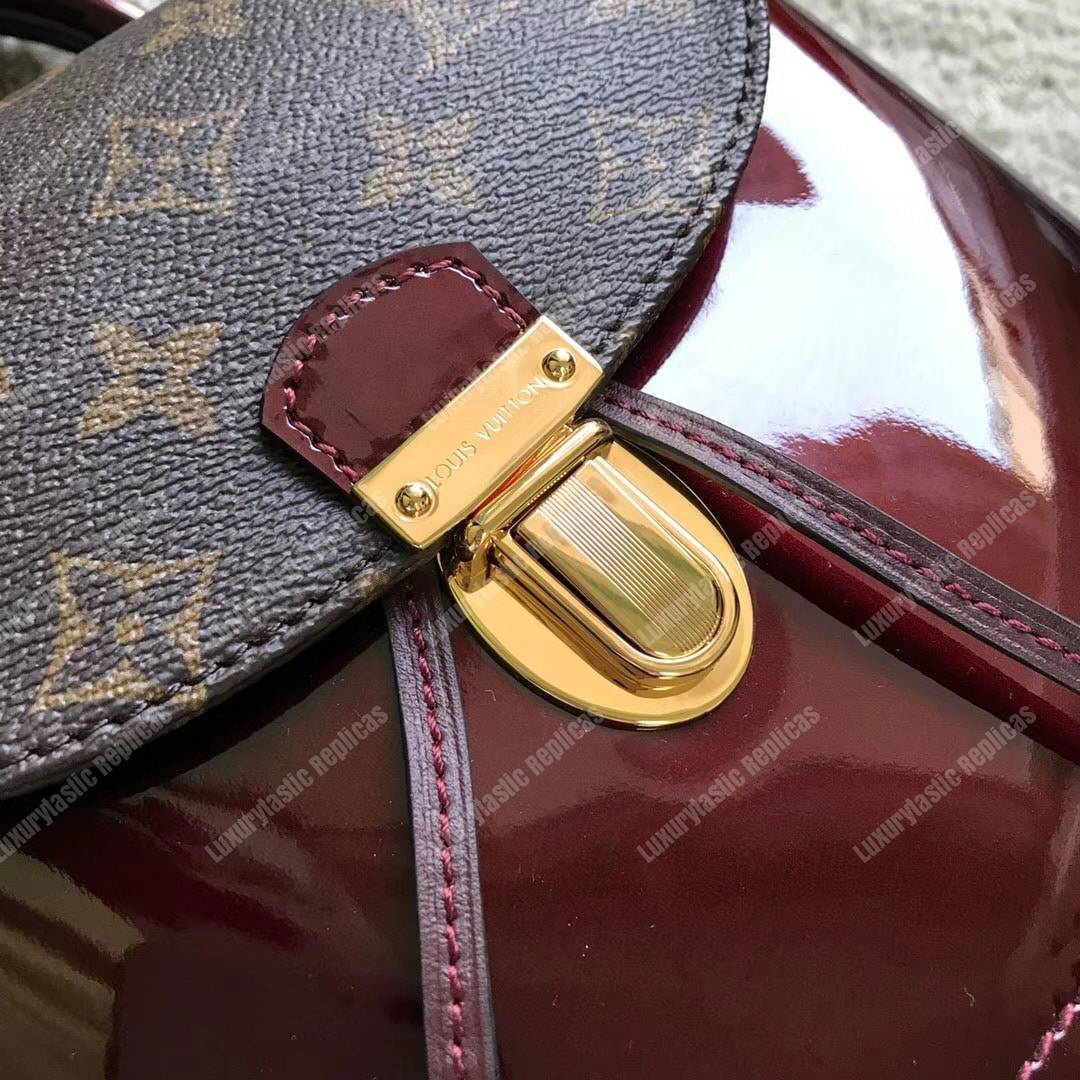 LV Hot Springs Backpack Patent Leather