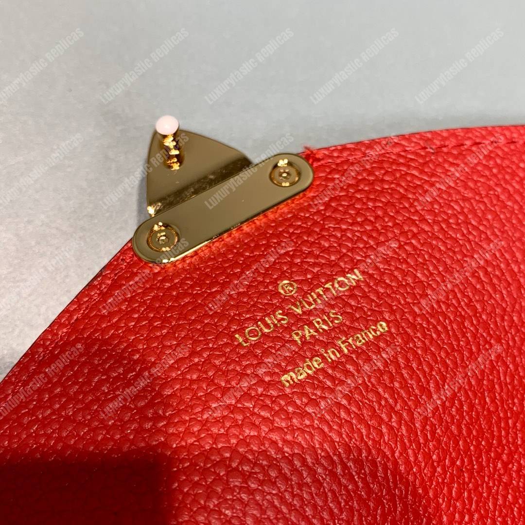 LV Pallas Wallet Monogram Canvas Cerise