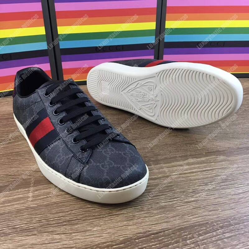 G*u*i ace gg sup*e sneaker black