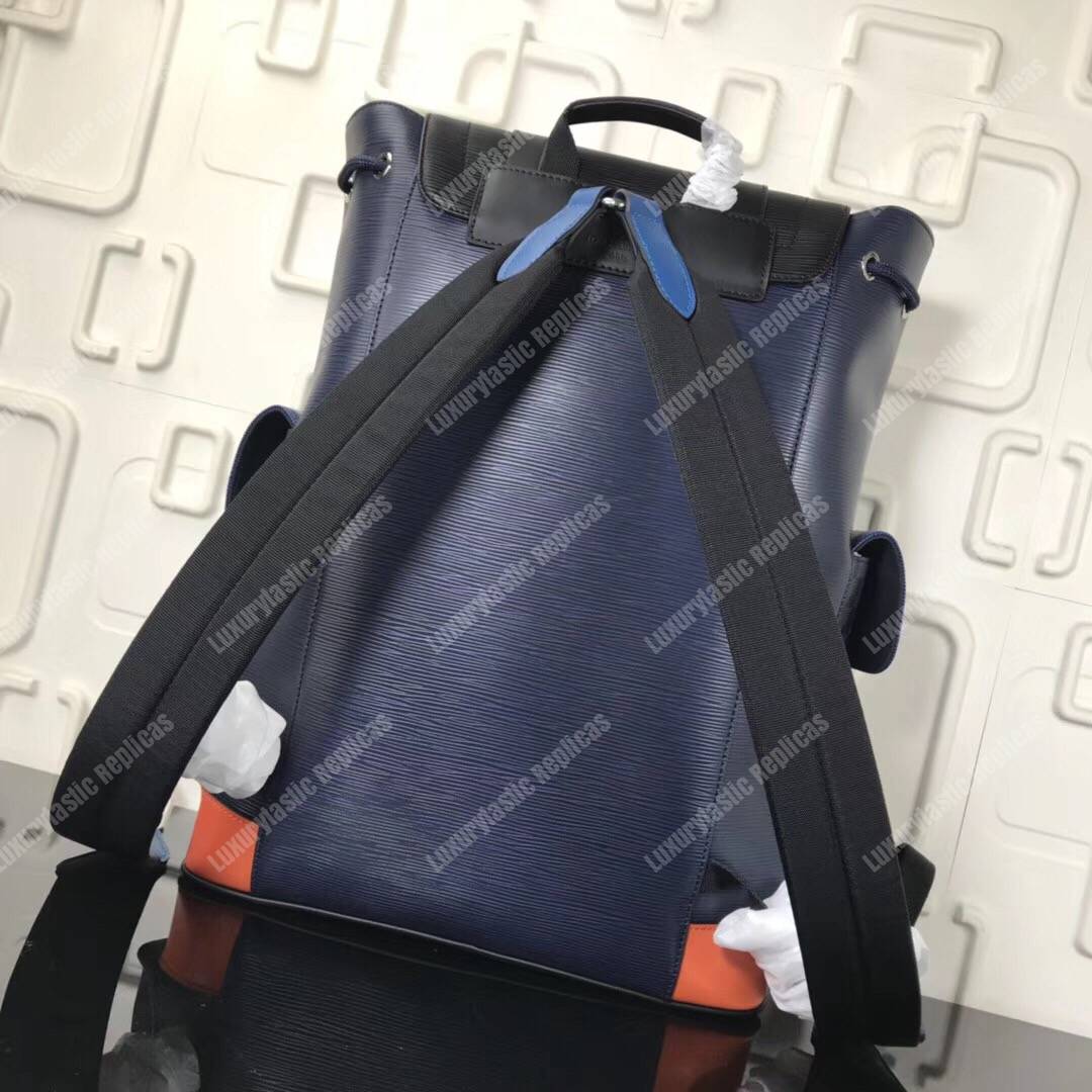 LV Christopher Backpack Epi Leather Patchwork Edition