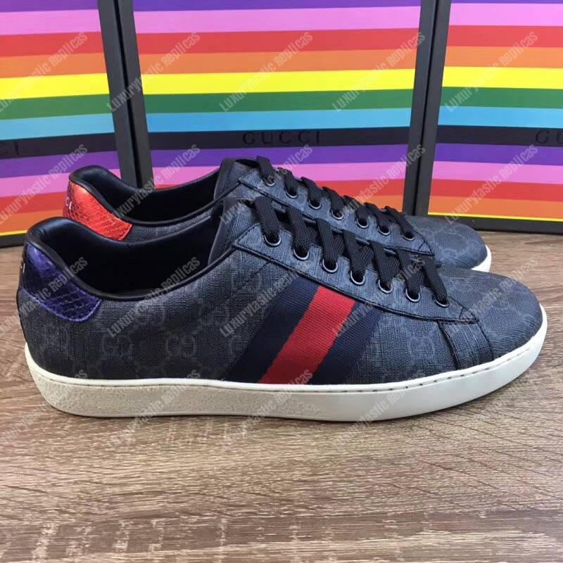 G*u*i ace gg sup*e sneaker black