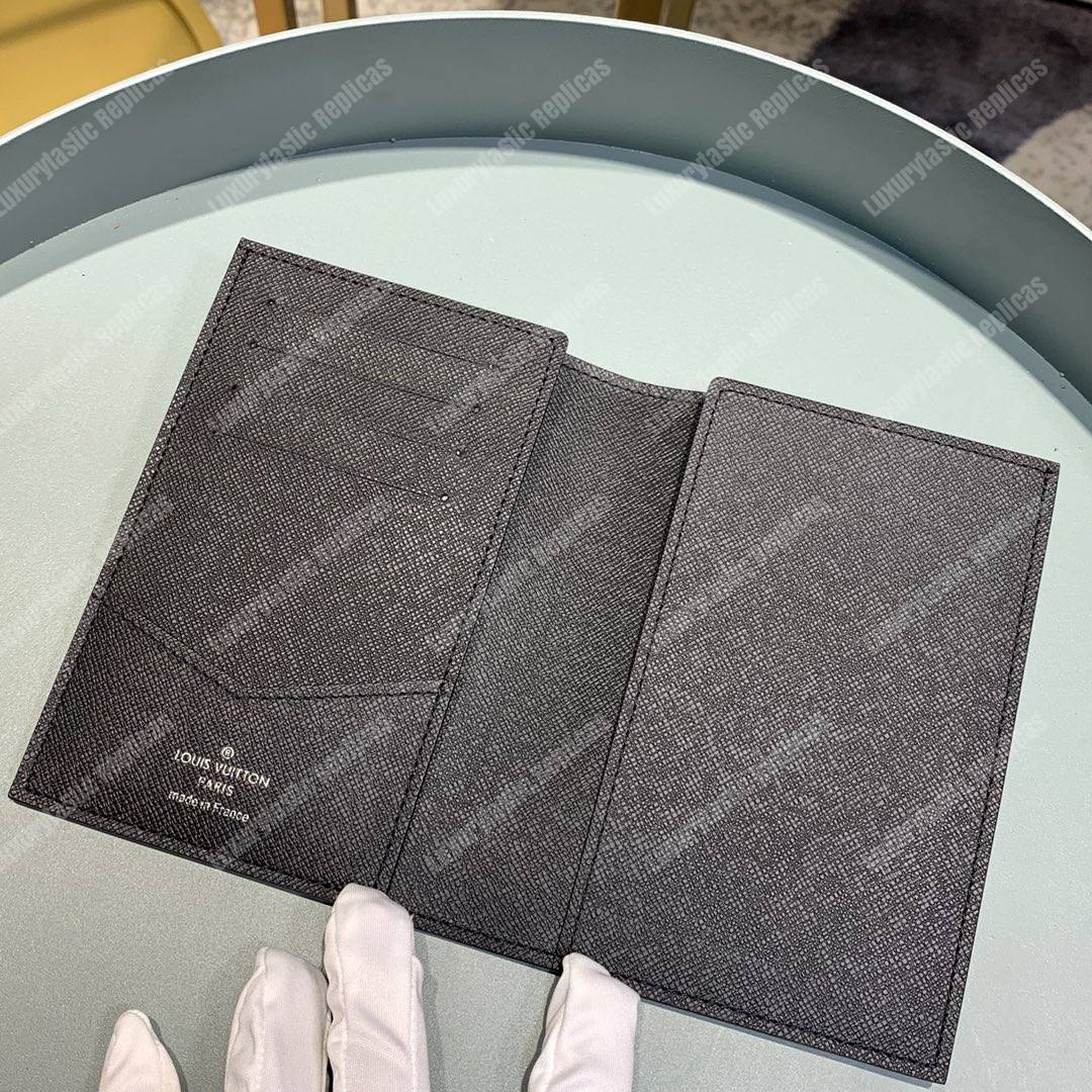 LV Passport Cover Damier Graphite Canvas