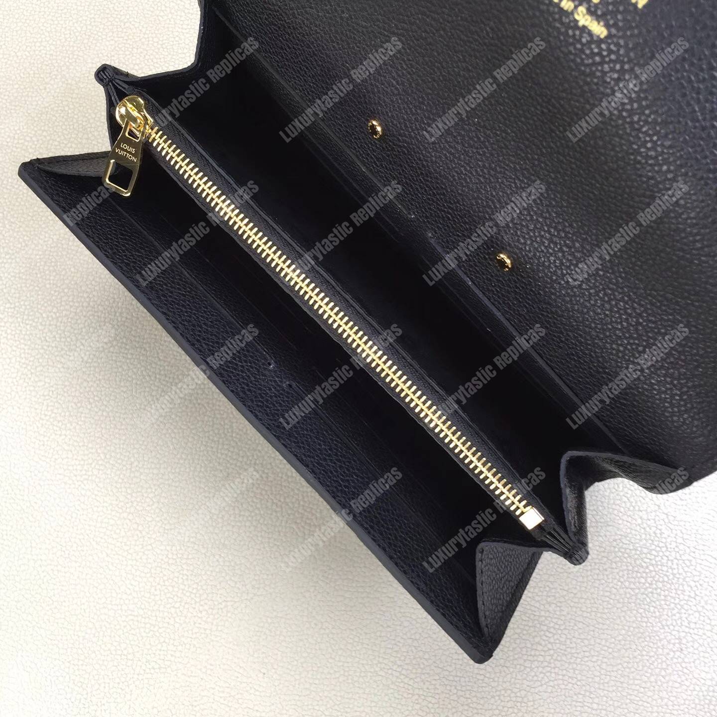 LV Metis Wallet Monogram Empreinte Leather Noir