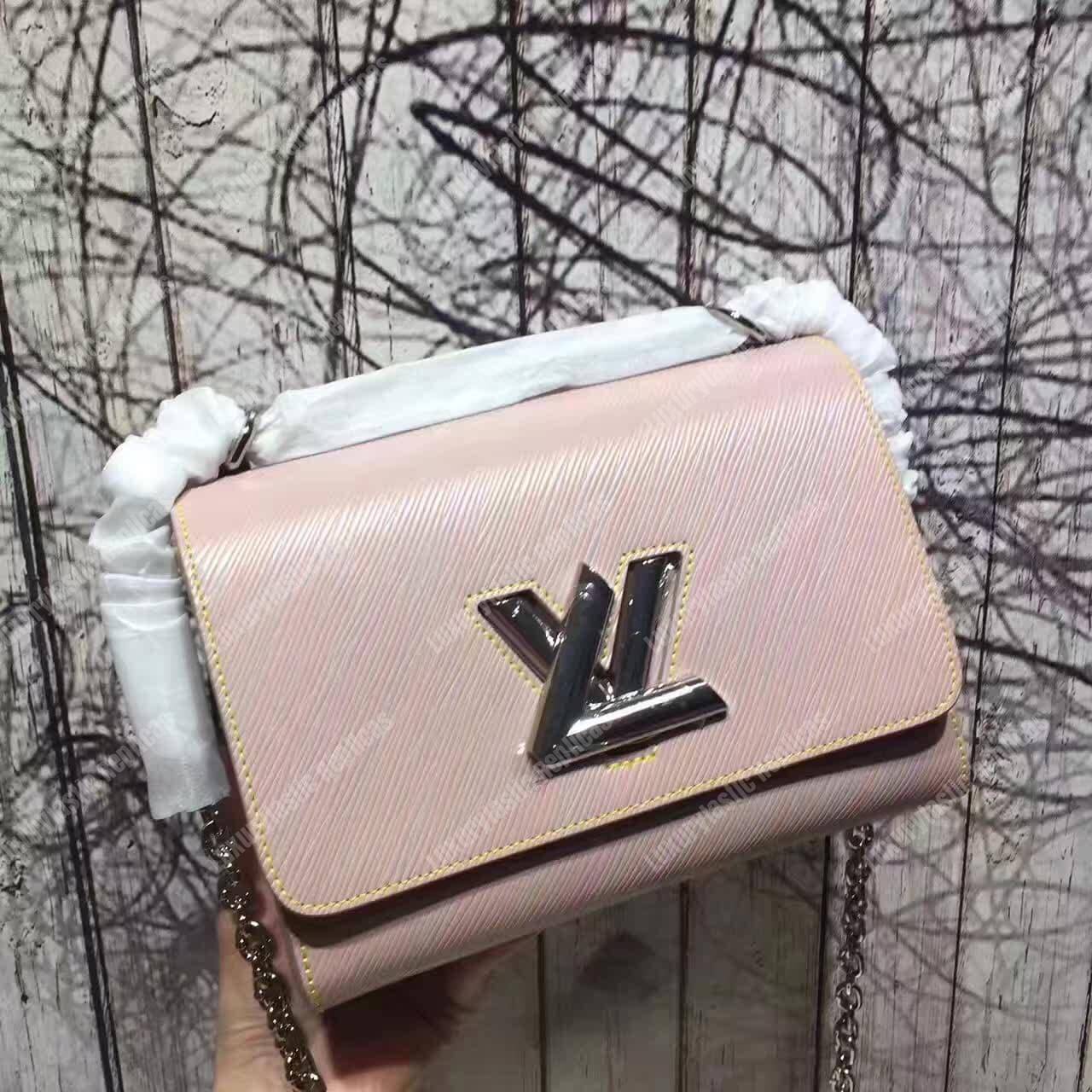 LV Twist MM Epi Leather Rose