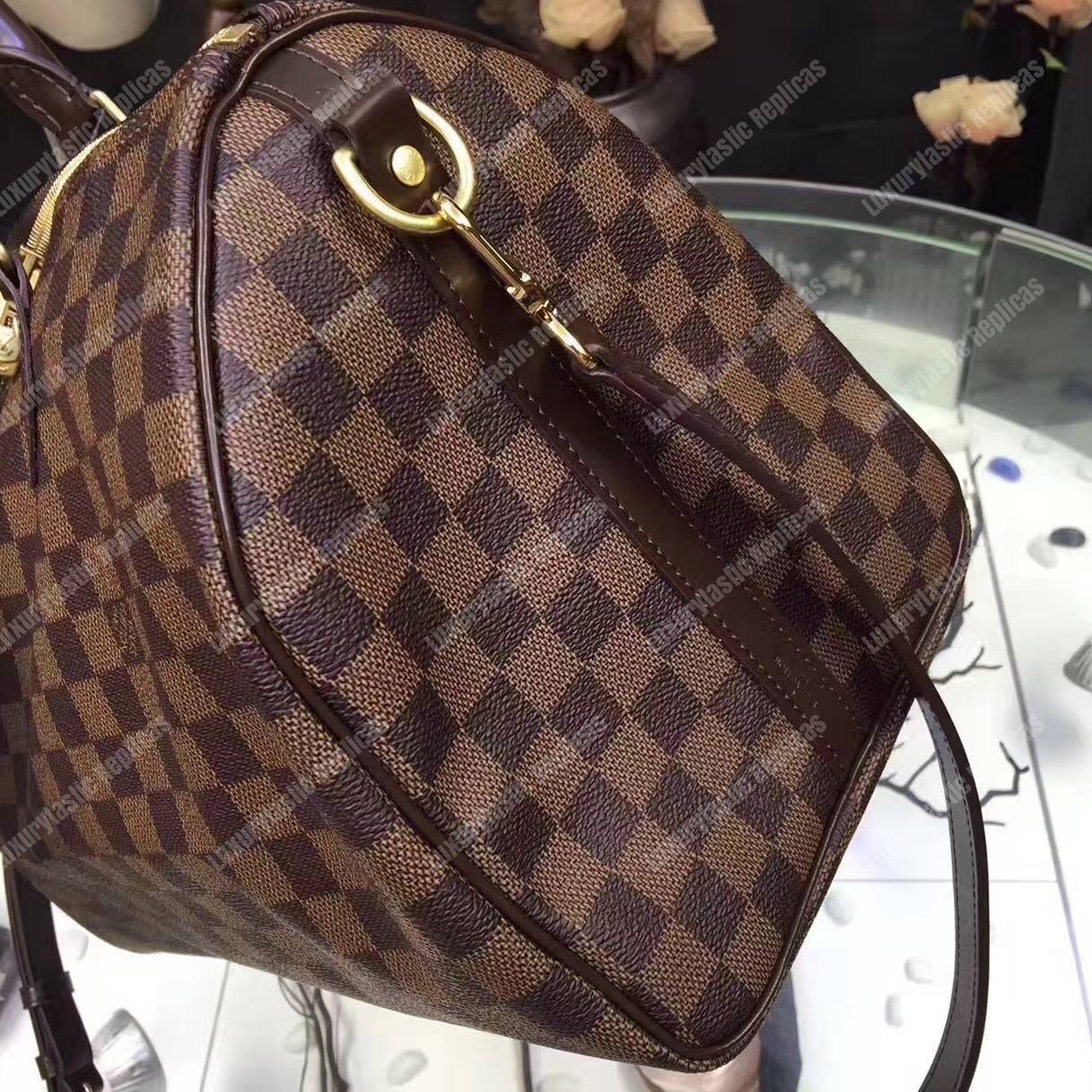 LV Speedy Bandouliere 30 Damier Ebene