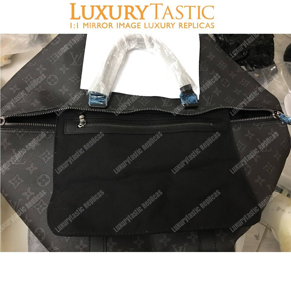 LV Keepall Bandouliere 55 Monogram Eclipse