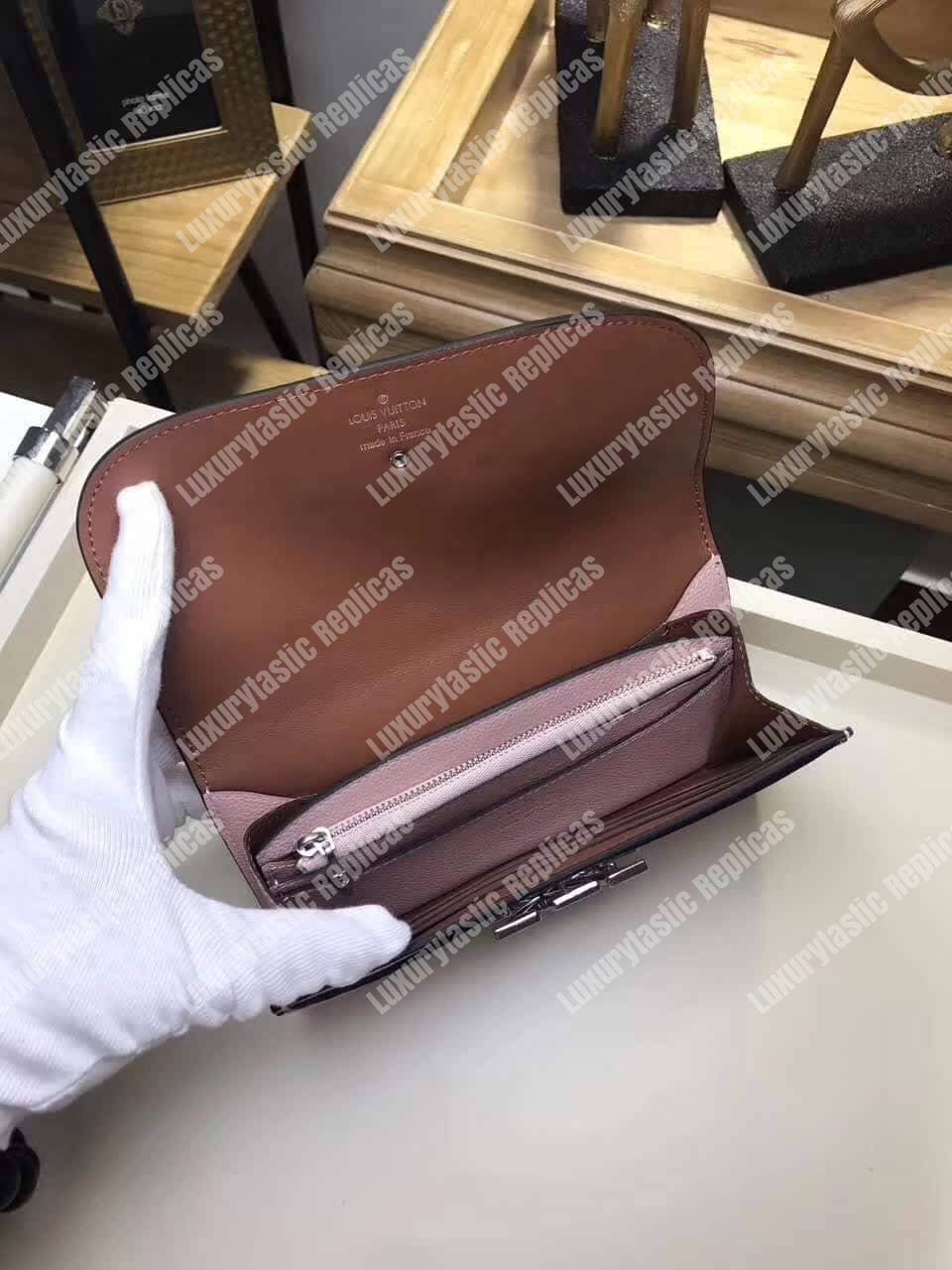 LV Vivienne LV Long Wallet Rose Ballerine