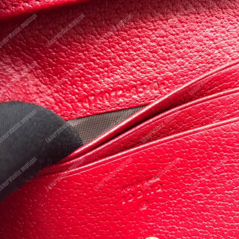 G*u*i queen margaret gg sup*e card case red