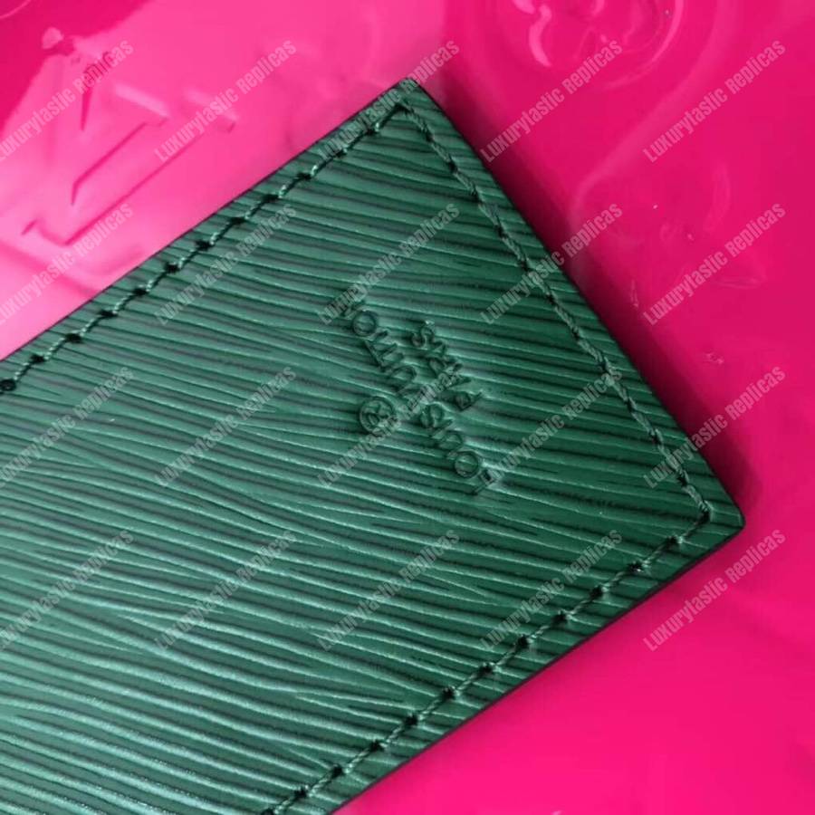 LV Spring Street Monogram Vernis Rose Pop