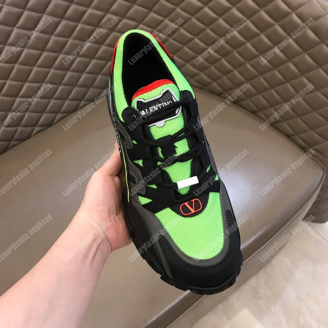 Valentino Climbers Sneaker Black/Green