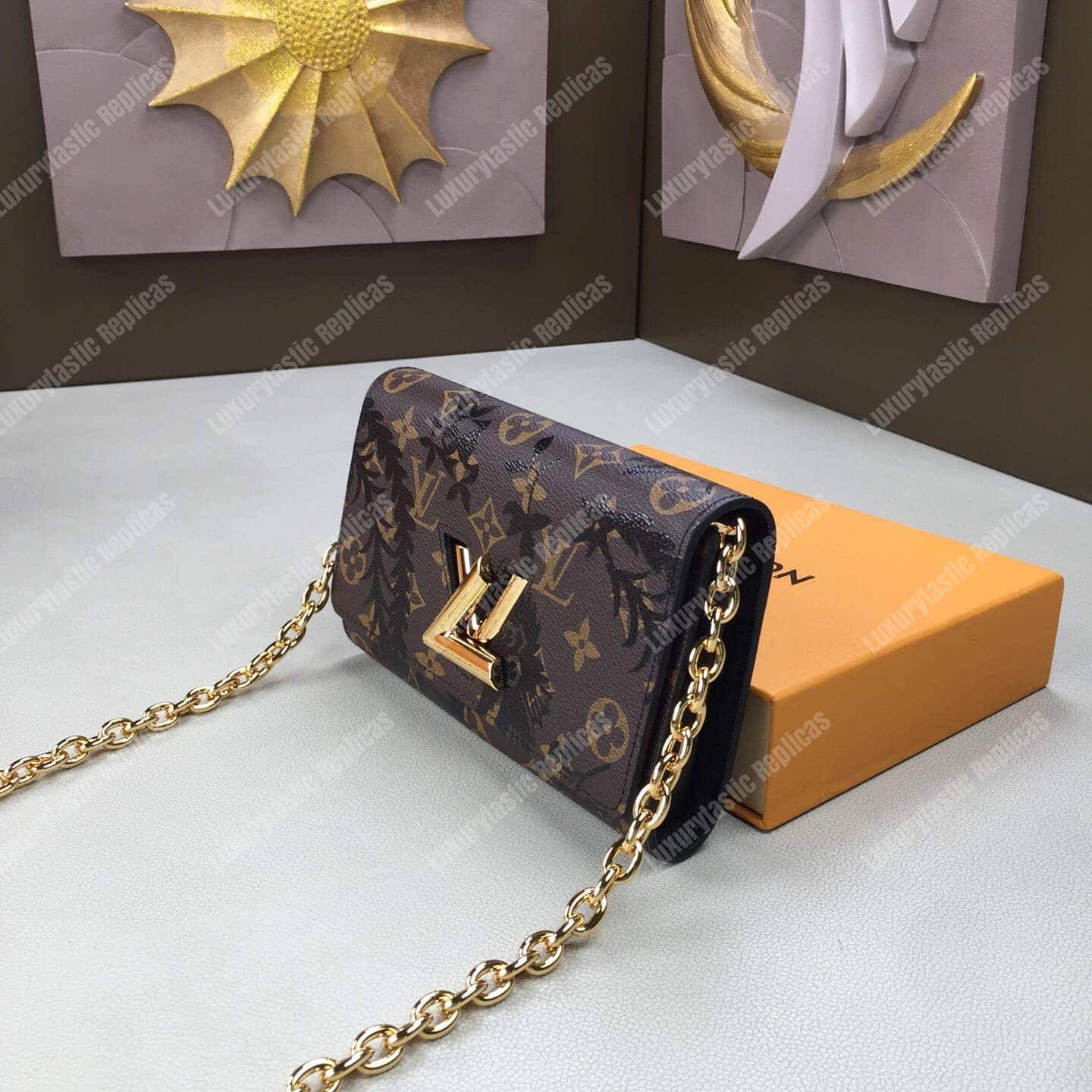 LV Twist Chain Wallet Monogram