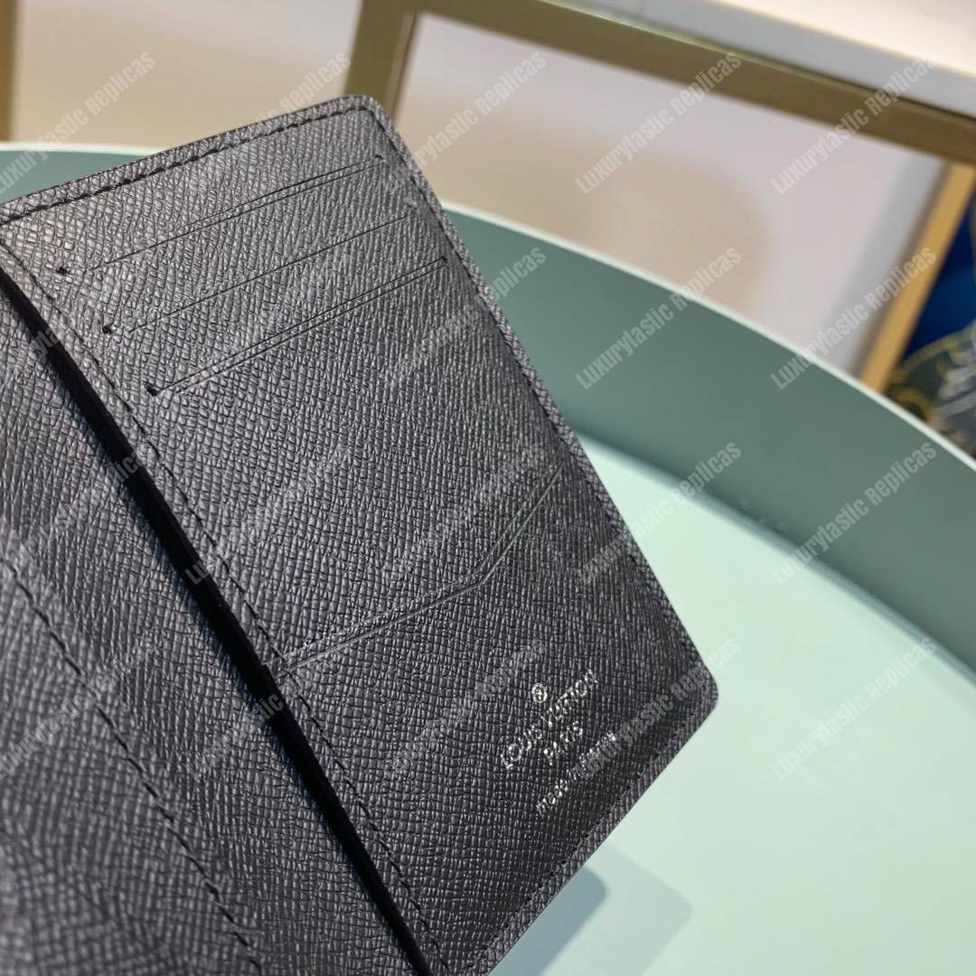 LV Flower Pocket Organizer Monogram Eclipse Canvas