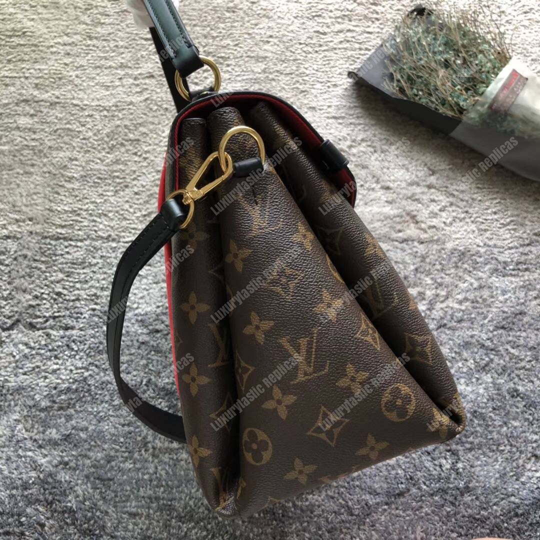 LV Georges MM Monogram Coquelicot Peche