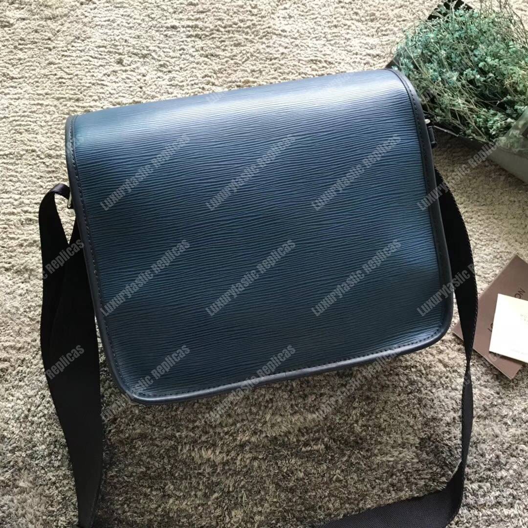 LV Messenger PM Epi Leather Blue