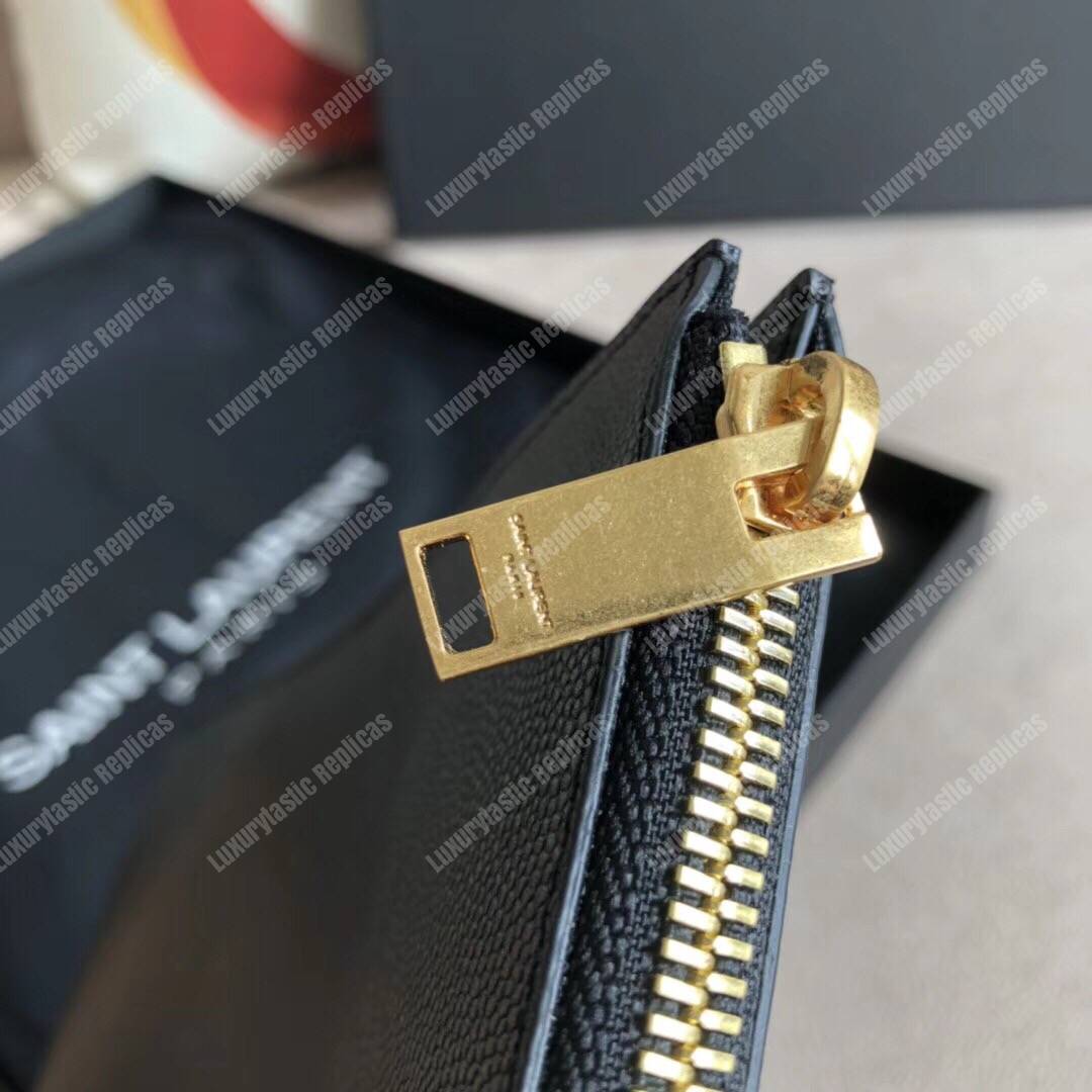 Saint Laurent Zipped Tablet Holder Black