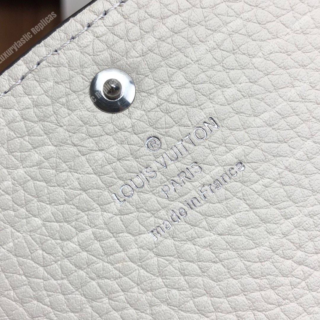 LV Iris Wallet Mahina Leather Ivory