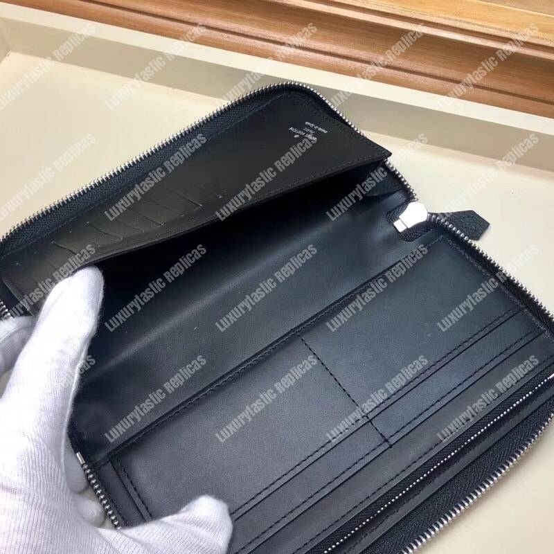 LV Zippy Wallet Vertical Taurillon Leather