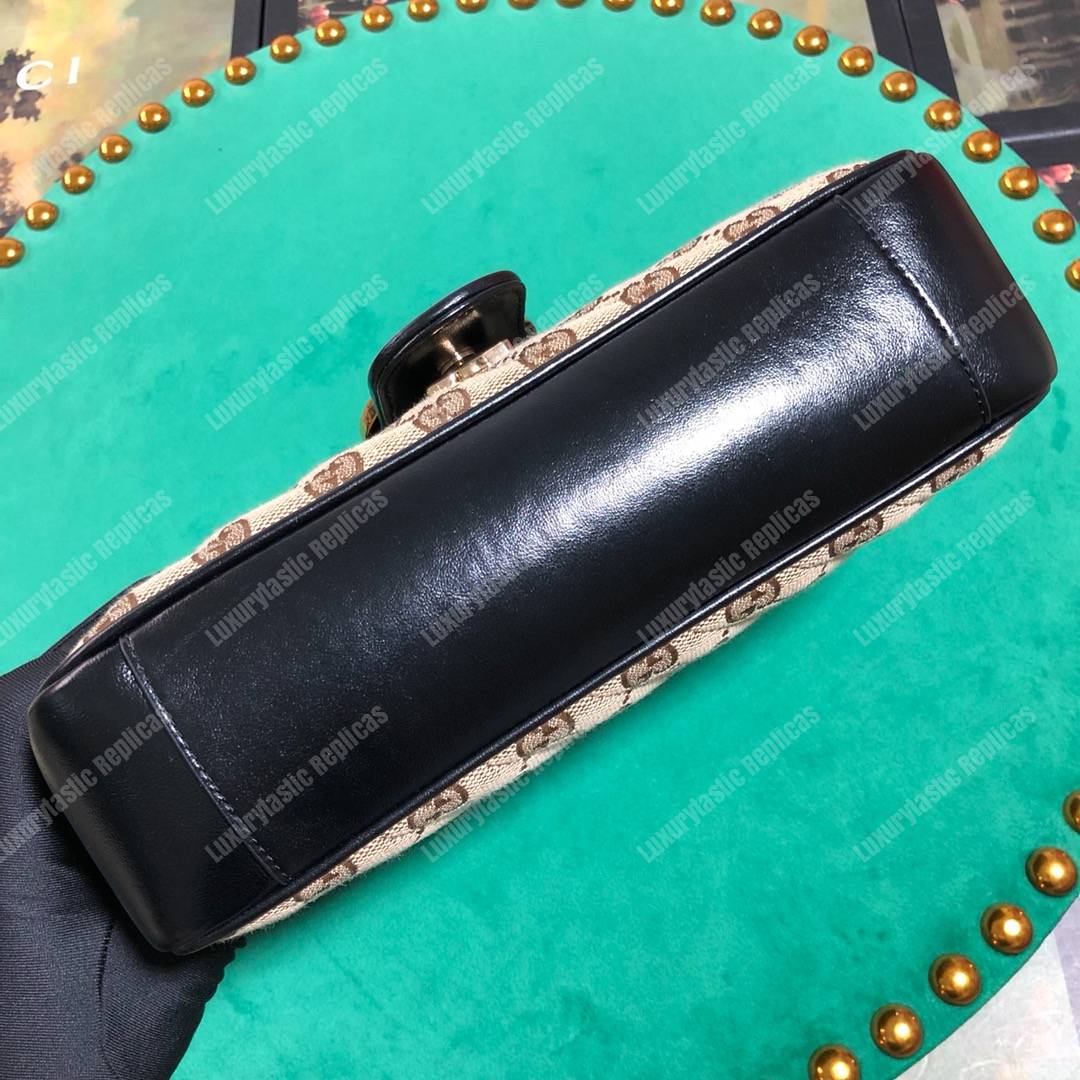 G*u*i gg marmont small shoulder bag gg canvas