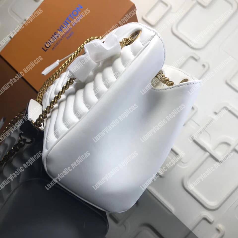 LV New Wave Chain Tote White
