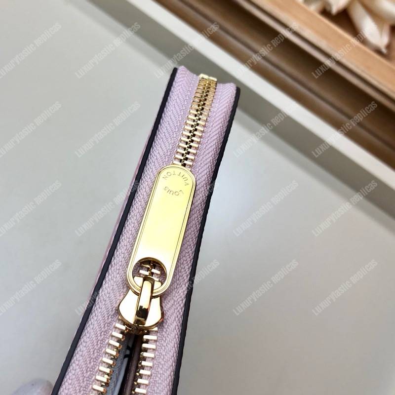 LV Zippy Wallet Monogram Rouge