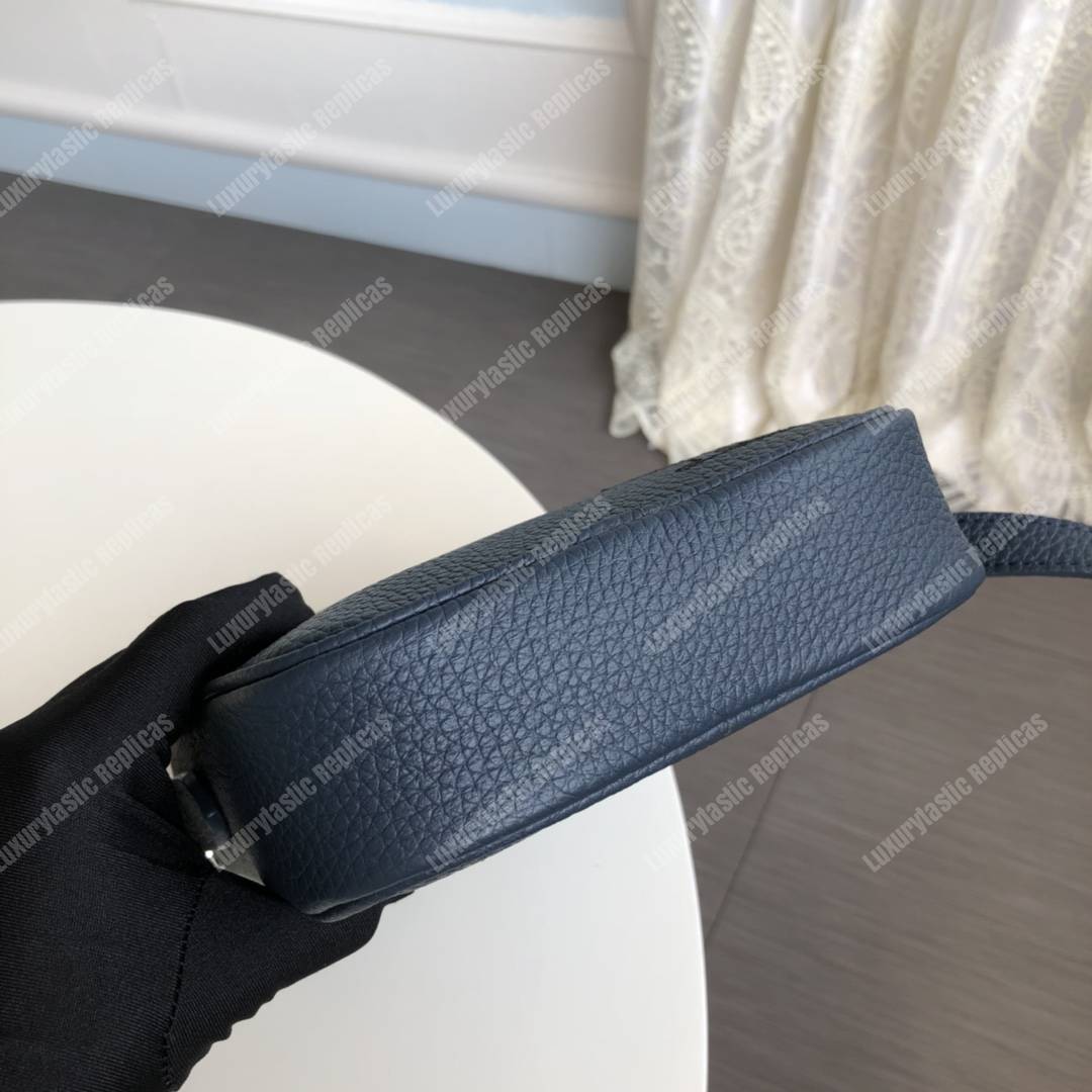 LV Danube Slim PM Navy Blue/Black
