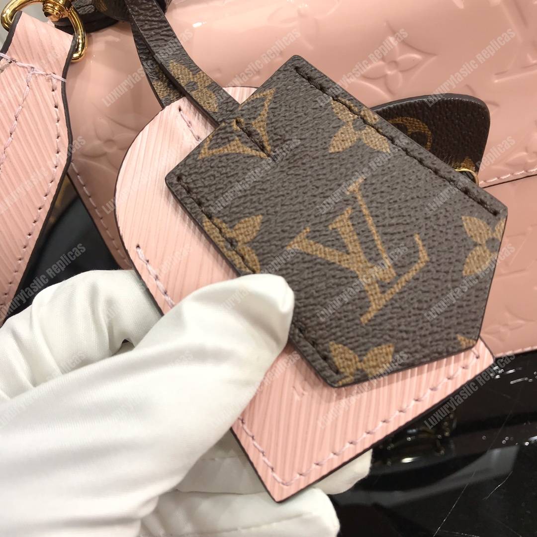 LV Spring Street Monogram Vernis Rose Ballerine