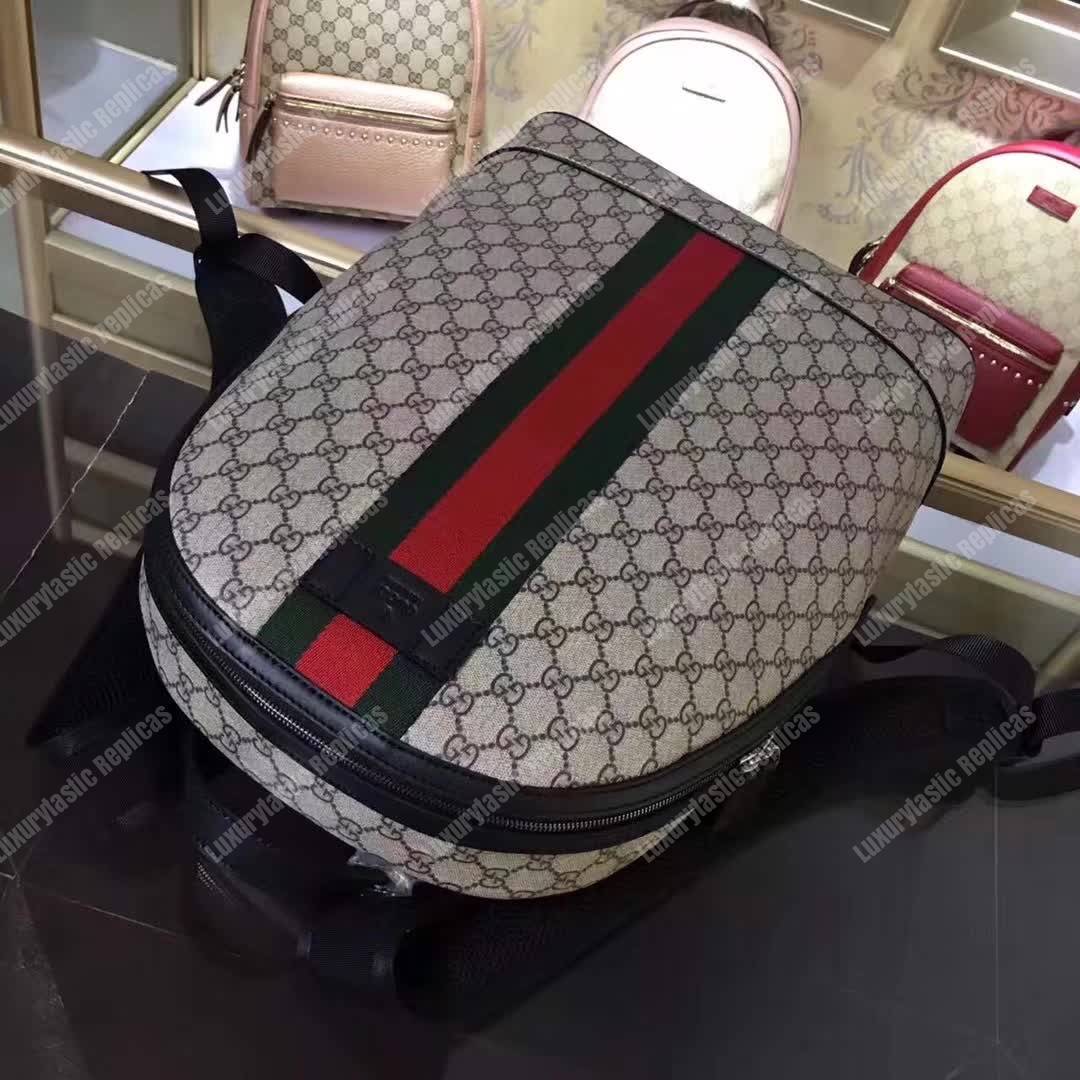 G*u*i gg sup*e backpack with web