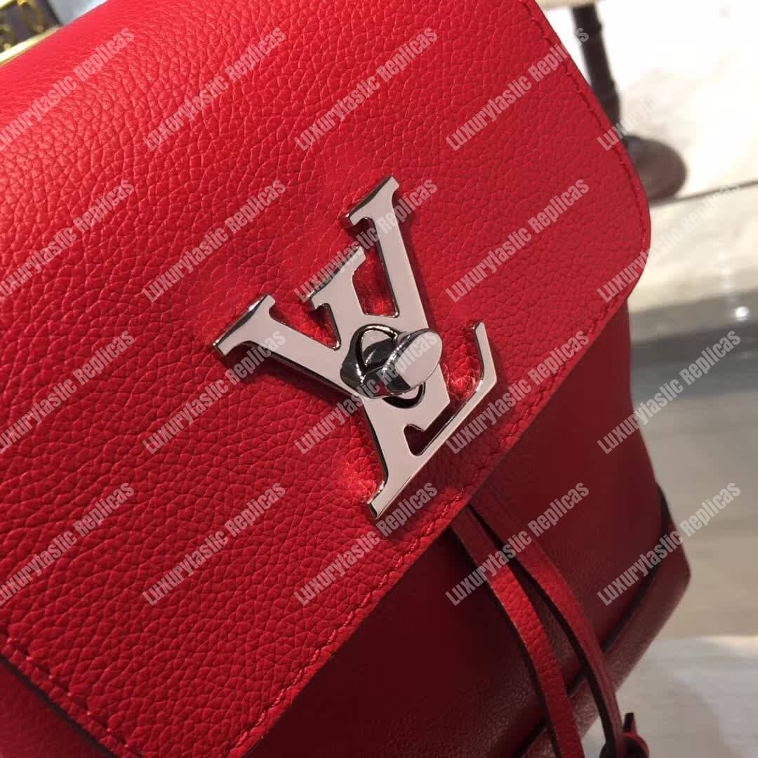 LV Lockme Backpack Mini Rubis