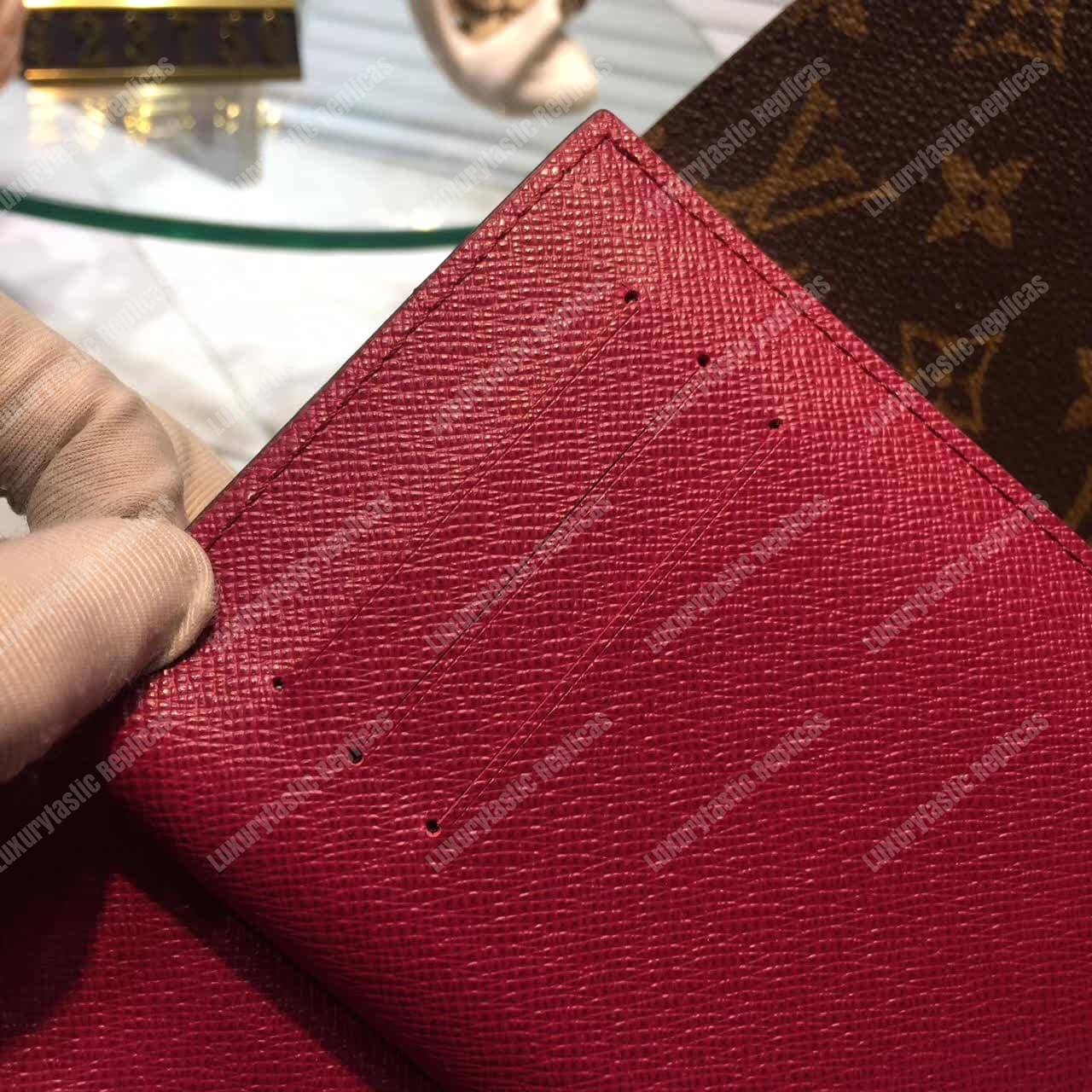 LV Ariane Wallet Monogram Fuchsia
