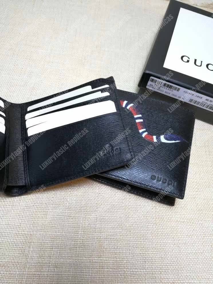 G*u*i kingsnake leather wallet