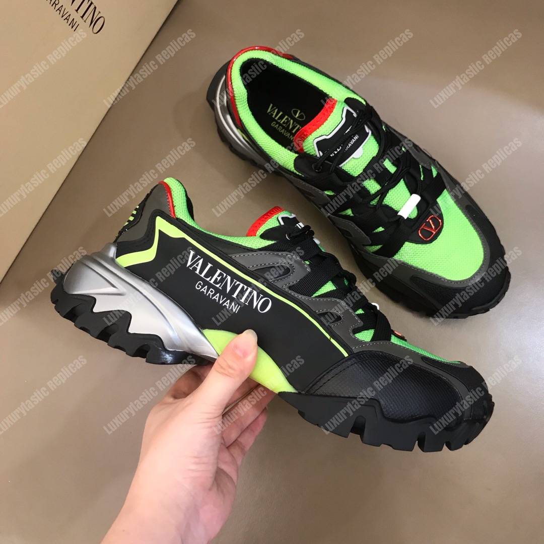 Valentino Climbers Sneaker Black/Green