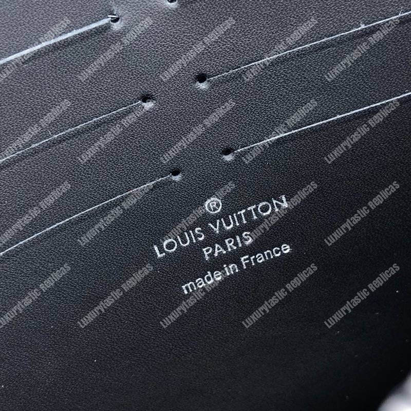 LV Cherrywood Chain Wallet Patent Leather Monogram Noir