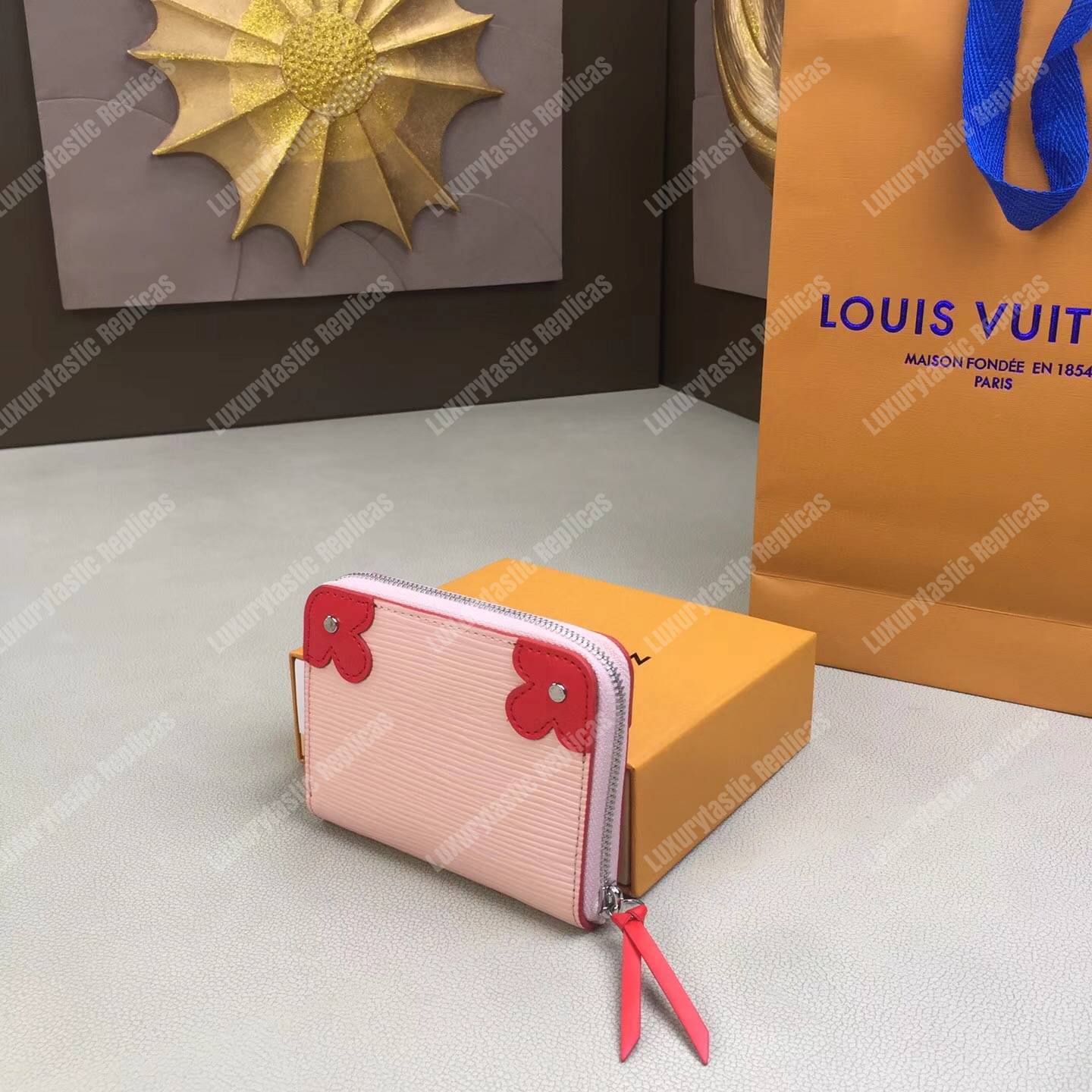 LV Zippy Coin Purse Epi Leather Pink