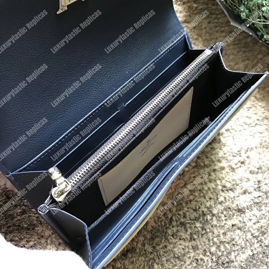 LV MyLockMe Wallet Bleu Jean