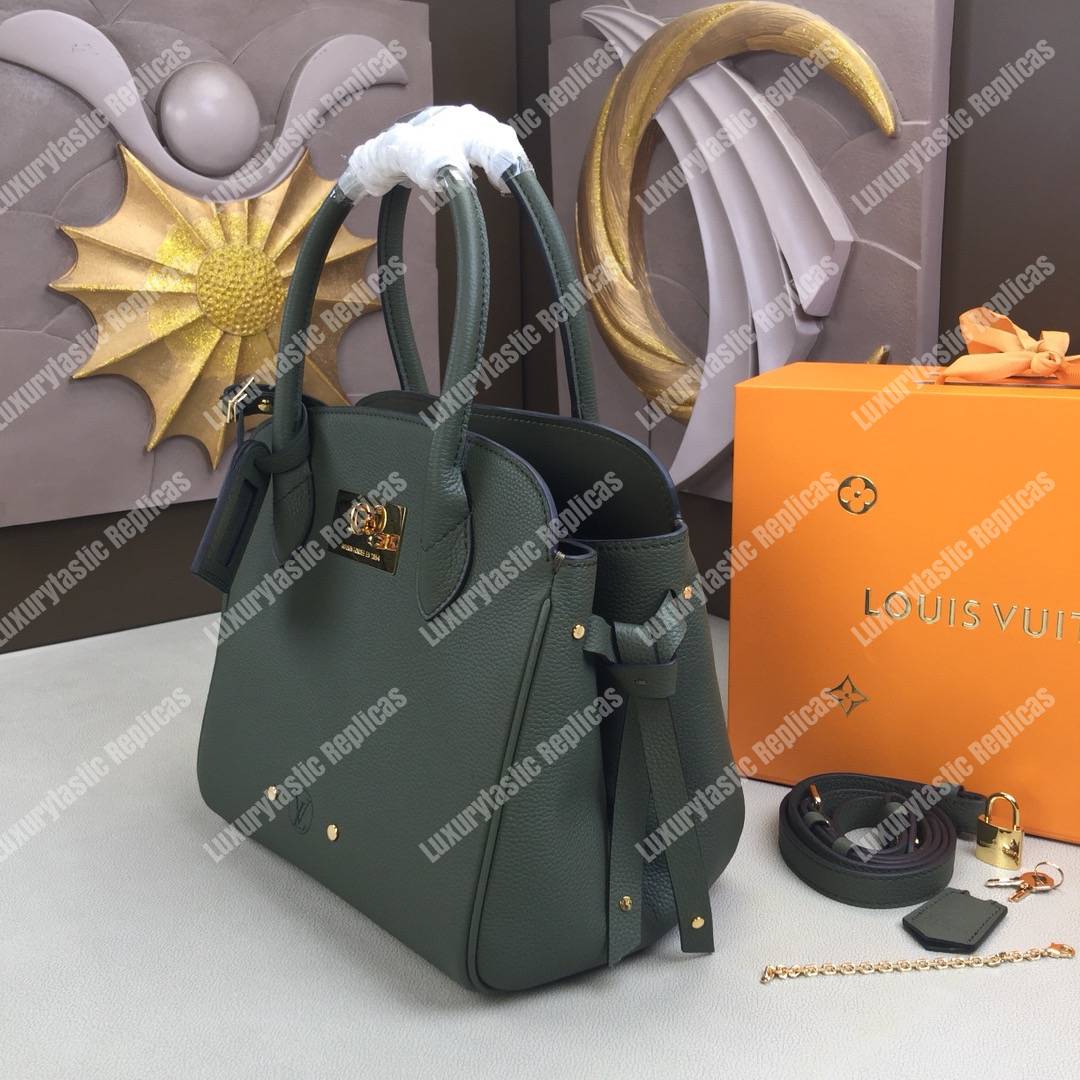 LV Milla PM Veau Nuage Green