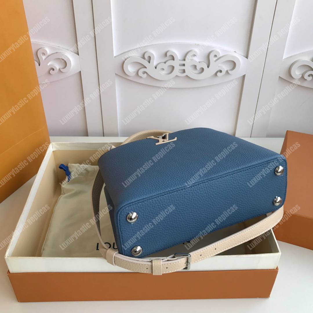 LV Capucines BB Bleu Naval
