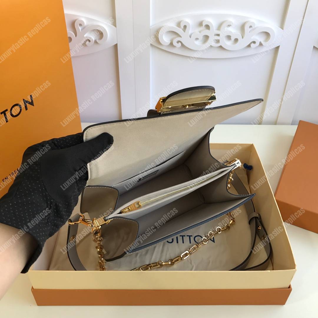 LV Dauphine MM Galet Gray