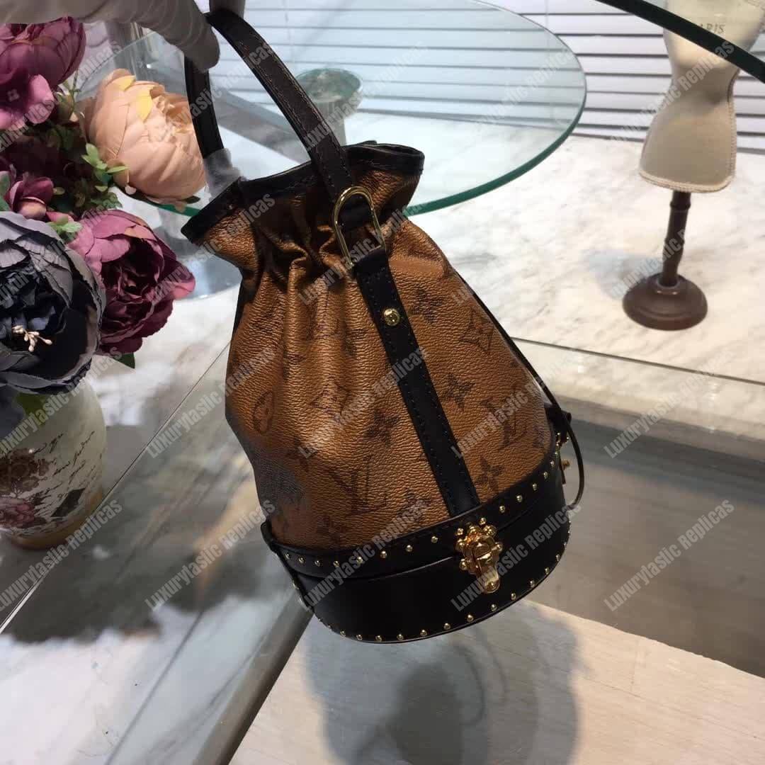 LV Petit Noe Trunk Monogram Reverse Canvas