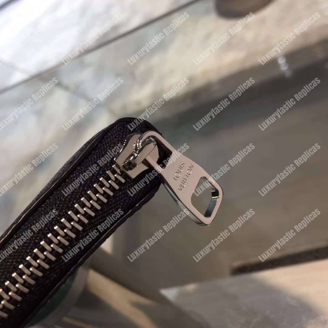 LV Zippy Compact Wallet Damier Graphite Canvas
